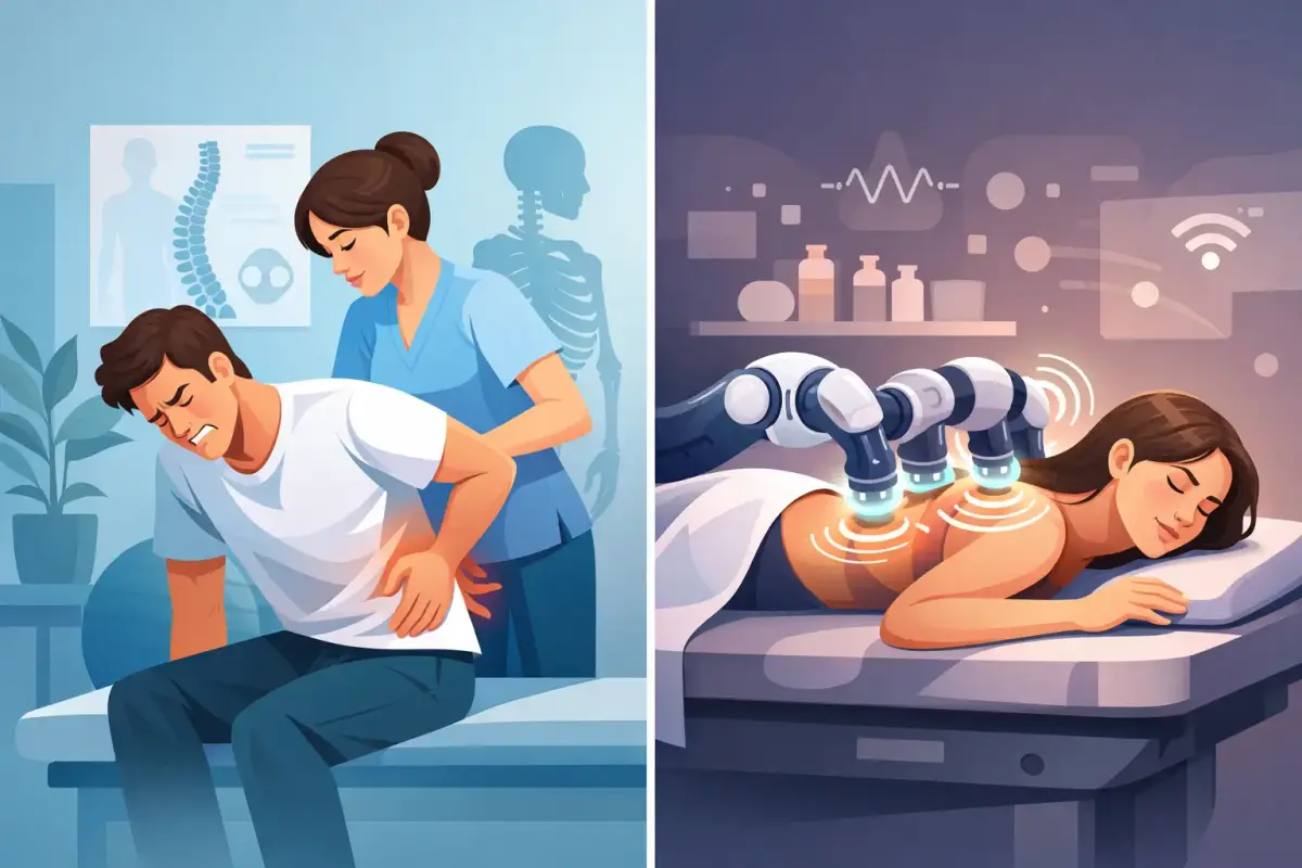 Physiotherapie versus Massagetechnologie im Vergleich